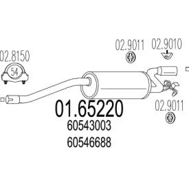 Амортизатор MTS 01.65220