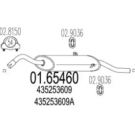 Амортизатор MTS 01.65460