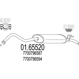 Амортизатор MTS 01.65520