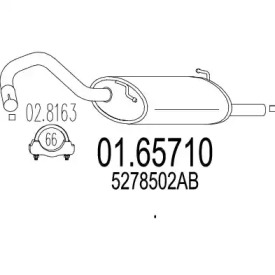 Амортизатор MTS 01.65710