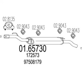 Амортизатор MTS 01.65730