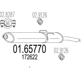 Амортизатор MTS 01.65770