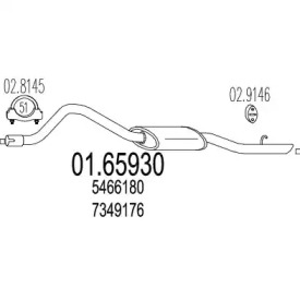 Амортизатор MTS 01.65930