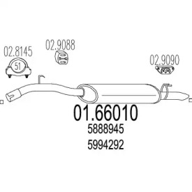 Амортизатор MTS 01.66010