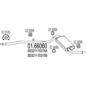 Амортизатор MTS 01.66060