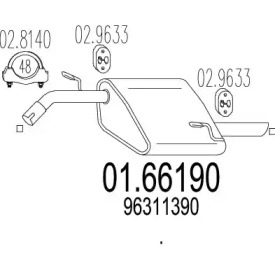 Амортизатор MTS 01.66190