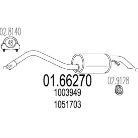 Амортизатор MTS 01.66270