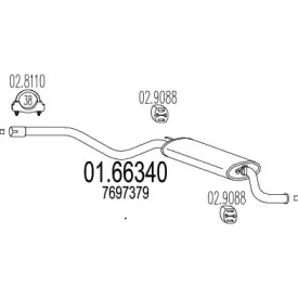 Амортизатор MTS 01.66340