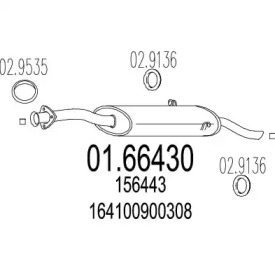 Амортизатор MTS 01.66430