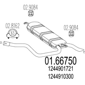 Амортизатор MTS 01.66750