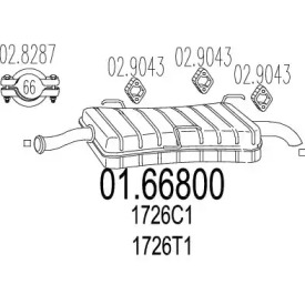 Амортизатор MTS 01.66800