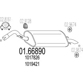 Амортизатор MTS 01.66890