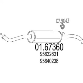 Амортизатор MTS 01.67360