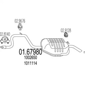 Амортизатор MTS 01.67980