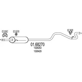 Амортизатор MTS 01.68270