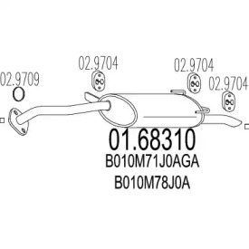 Амортизатор MTS 01.68310