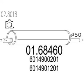 Амортизатор MTS 01.68460