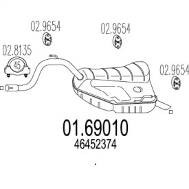 Амортизатор MTS 01.69010