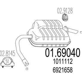 Амортизатор MTS 01.69040