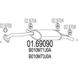 Амортизатор MTS 01.69090