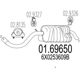 Амортизатор MTS 01.69650