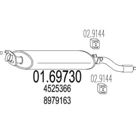 Амортизатор MTS 01.69730