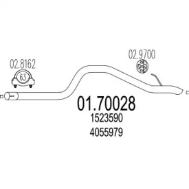 Трубка MTS 01.70028