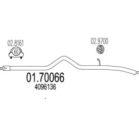 Трубка MTS 01.70066