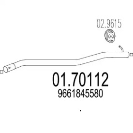 Трубка MTS 01.70112