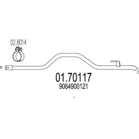 Трубка MTS 01.70117