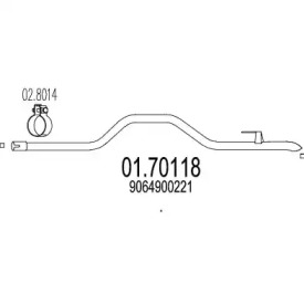 Трубка MTS 01.70118