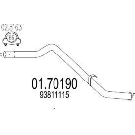 Трубка MTS 01.70190