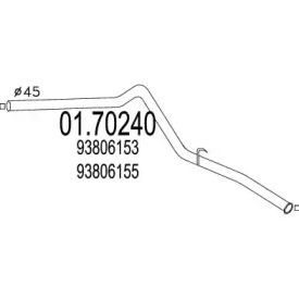 Трубка MTS 01.70240