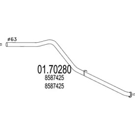 Трубка MTS 01.70280