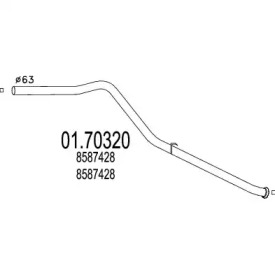 Трубка MTS 01.70320