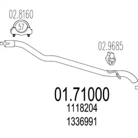 Трубка MTS 01.71000