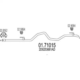 Трубка MTS 01.71015