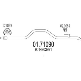 Трубка MTS 01.71090