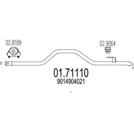 Трубка MTS 01.71110