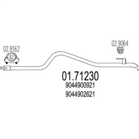 Трубка MTS 01.71230