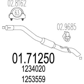 Трубка MTS 01.71250