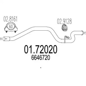 Трубка MTS 01.72020