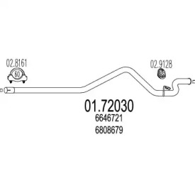 Трубка MTS 01.72030