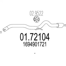 Трубка MTS 01.72104