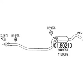 Амортизатор MTS 01.80210