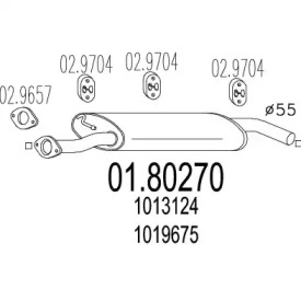 Амортизатор MTS 01.80270