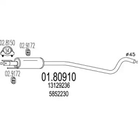 Амортизатор MTS 01.80910