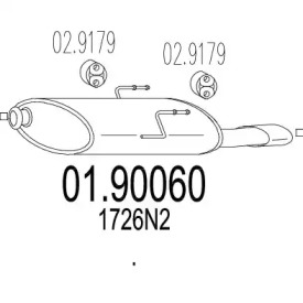 Амортизатор MTS 01.90060