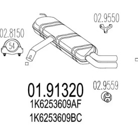 Амортизатор MTS 01.91320