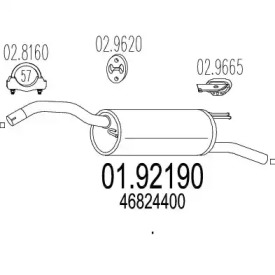 Амортизатор MTS 01.92190